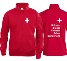 Carica l&#39;immagine nel visualizzatore di Gallery, Jacke mit Schweizerkreuz Design Schweizer Pass
