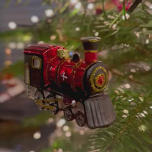 Load and play video in Gallery viewer, Christmas &quot;ball&quot; locomotive red
