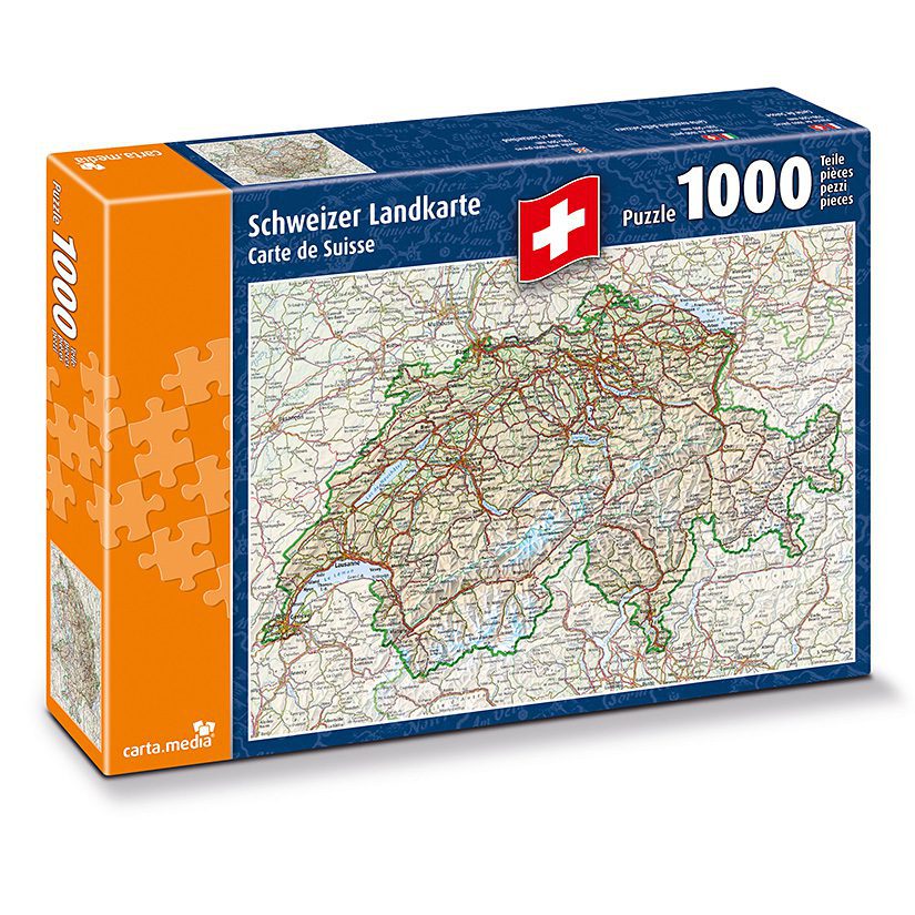 Puzzle Schweizer Landkarte